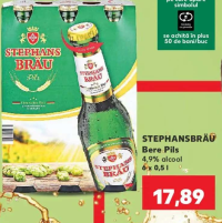 STEPHANSBRÄU Bere Pils 4,9% alcool 6 x 0,5 l