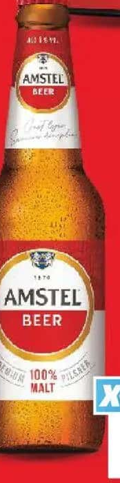 Amstel Bere blondă 5% alcool 0,33 l