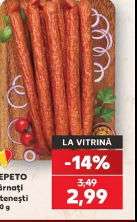 GEPETO Cârnați oltenești 100 g