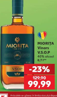 Miorița Vinars V.S.O.P 40% alcool 0.7l