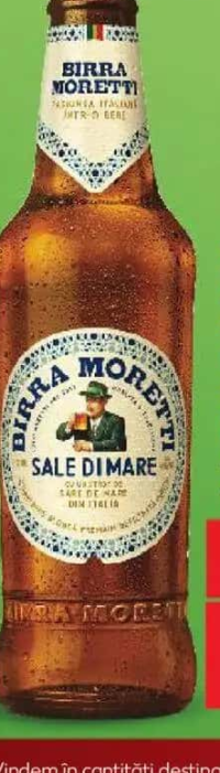 Birra Moretti Sale di Mare Bere blondă 4,8% alcool 0,33 l