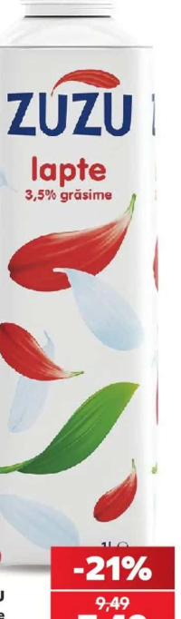 ZUZU Lapte 3,5% grăsime 1l