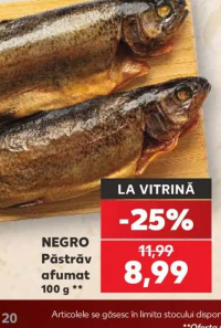 NEGRO Păstrăv afumat 100 g
