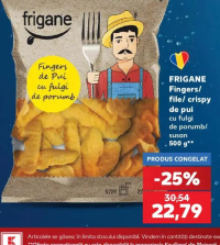 FRIGANE Fingers/ file/ crispy de pui cu fulgi de porumb/ susan 500 g