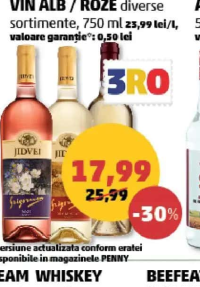 Jidvei Grigorescu Vin Alb / Rose diverse sortimente 750 ml