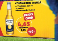 Corona Bere Blondă 4.5% alcool 330 ml