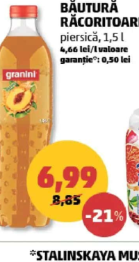 Granini Băutură Răcoritoare piersică 1.5 l