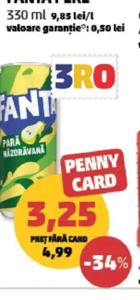 Fanta Pere 330 ml