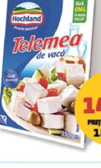 HOCHLAND TELEMEA VACĂ 50% grăsime, 350 g