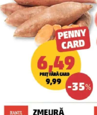 Cartofi Dulci pret/kg