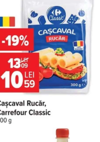 Carrefour Classic Cașcaval Rucăr 300g
