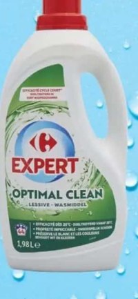 Detergent lichid, Carrefour Expert Optimal Clean, 1.98 L, 44 spălări