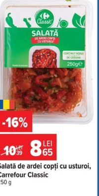 Carrefour Classic Salată de ardei copți cu usturoi 250 g