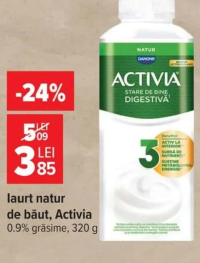 Iaurt de băut Carrefour Classic 2% grăsime 400 g