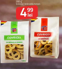 Romcherie Covrigei brânză/ brânză & chimen 180 g