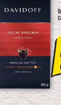 DAVIDOFF RICH AROMA CAFEA MĂCINATĂ, 250G