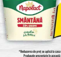 Napolact Smântână, 25% grăsime, 300g