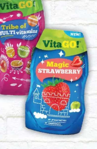 VITA GO! BĂUTURĂ RĂCORITOARE TRIBE OF MULTIVITAMINS/MAGIC STRAWBERRY/VERRY BERRY COSMOS, 200ML