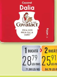 COVALACT DE ȚARĂ CAȘCAVAL DALIA, 400G