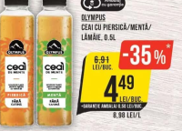 OLYMPUS CEAI CU PIERSICĂ/MENTĂ/LĂMÂIE, 0.5L