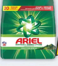 Ariel Detergent Pudră Mountain Spring 20 sp. 1.5kg