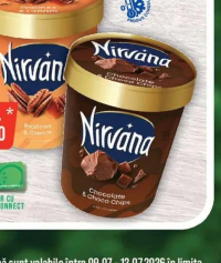 Nirvana Înghețată diverse sortimente 302g-322g