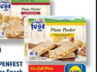 Alpenfest Pizza Snack Tartiflette cu brânză / șuncă 3 x 120 g