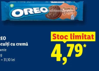 Oreo Biscuți cu cremă brownie 154 g