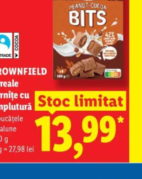 CROWNFIELD Cereale pernițe cu umplutură și bucățele de alune 500 g