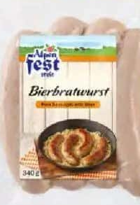 ALPENFEST Cârnați cu bere pentru grătar 340 g