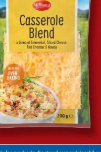 Milbona Mix brânză rasă 4 tipuri de brânză 200 g