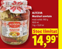 ALTCEVA Murături asortate 1650 ml