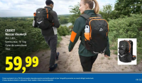 CRIVIT Rucsac drumeție 25 L / 20 L