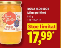 ROUA FLORILOR Miere polifloră 950 g