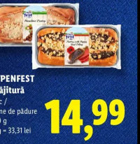 ALPENFEST Prăjitură mac / alune de pădure 450 g