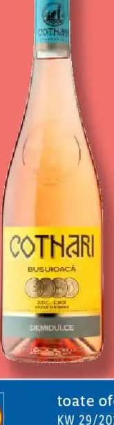 COTNARI Busuioacă Vin rose demidulce 0,75 L