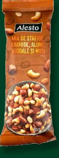 Alesto Mix nuci și stafide 100g