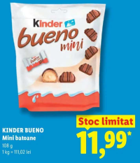 Kinder Bueno Mini batoane 108 g