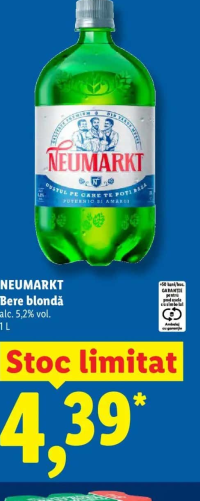 NEUMARKT Bere blondă 1 L