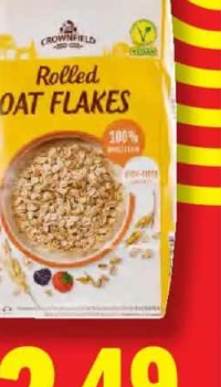 Crownfield Fulgi de ovăz integral 500 g