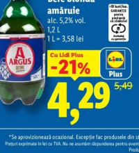 ARGUS Bere blondă amăruie 1,2 L