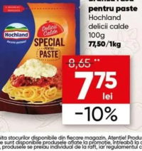 Hochland Brânză rasă pentru paste delicii calde 100g