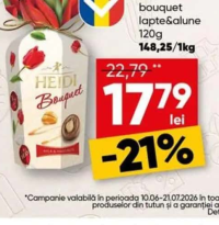 Heidi Bouquet Praline lapte & alune 120g