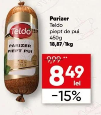 Teldo Parizer piept de pui 450g