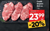 Ceafă de porc fără os /kg
