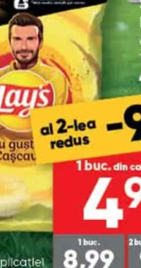 Lay's cu gust Cașcaval diverse sortimente 125g / 110g