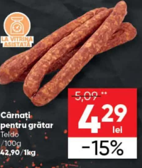 Teldo Cârnați pentru grătar 100g