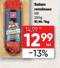 Salam românesc Elit 250g