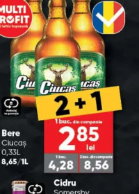 Ciucaș Bere 0.33L 2+1