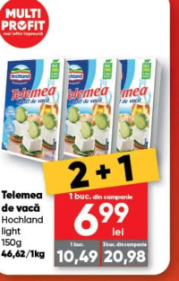 Hochland Telemea de vacă light 150g